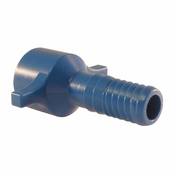 Blue Twisters 1.5 in. Insert x 1.5 in. Dia. FPT Polypropylene Female Adapter, Blue 4814497